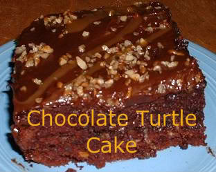 chocolate turtle cake